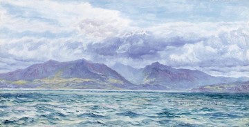  paisaje Pintura - Paisaje marino de Arran Brett John